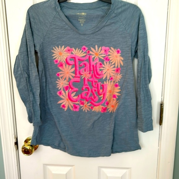 NATURAL LIFE Tops - Take It Easy Long Sleeve Boho Tee Shirt